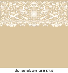 vector vintage floral  background 