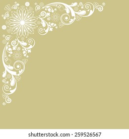 vector vintage floral  background 