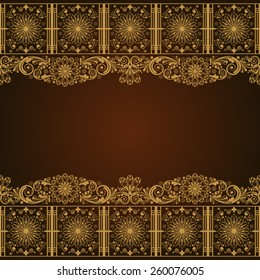 vector vintage floral  background