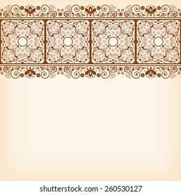 vector vintage floral  background 