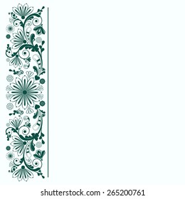 vector vintage floral  background 