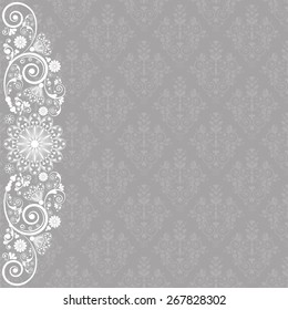 vector vintage floral  background 