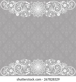 vector vintage floral  background 