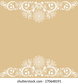 vector vintage floral  background