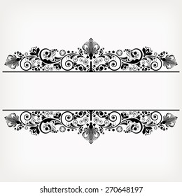 vector vintage floral  background