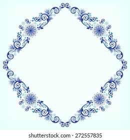 vector vintage floral  background 