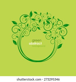 Vector vintage floral background
