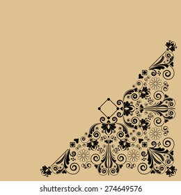vector vintage floral  background