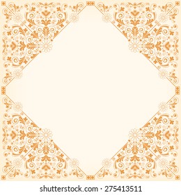 vector vintage floral  background