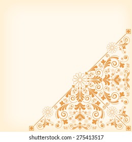 vector vintage floral  background