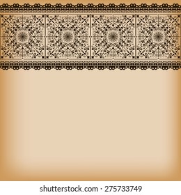 vector vintage floral  background