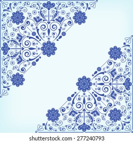 vector vintage floral  background