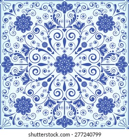 vector vintage floral  background