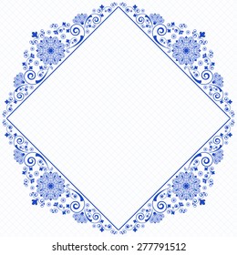 vector vintage floral  background 