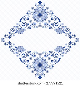 vector vintage floral  background 