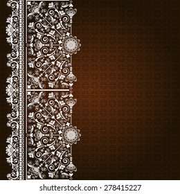 vector vintage floral  background