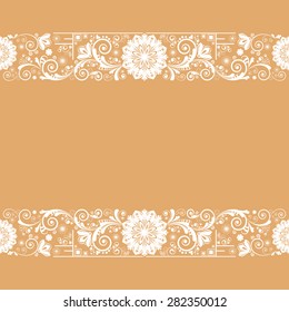 vector vintage floral  background