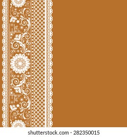 vector vintage floral  background