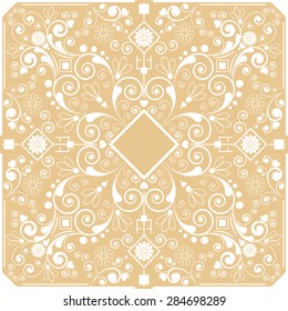 vector vintage floral  background 