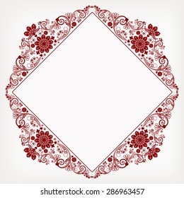 vector vintage floral  background