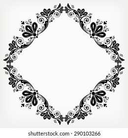 vector vintage floral  background