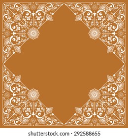 vector vintage floral  background