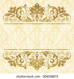 vector vintage floral  background