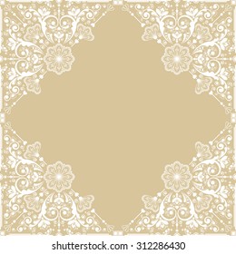 vector vintage floral  background