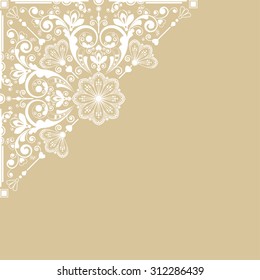 vector vintage floral  background