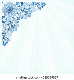 vector vintage floral  background