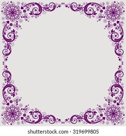 vector vintage floral  background