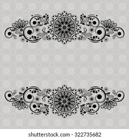 vector vintage floral  background