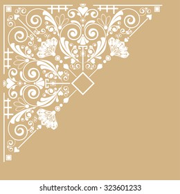 vector vintage floral  background