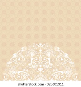 vector vintage floral  background