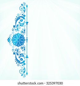 vector vintage floral  background