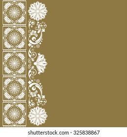 vector vintage floral  background