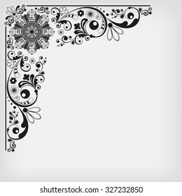 vector vintage floral  background