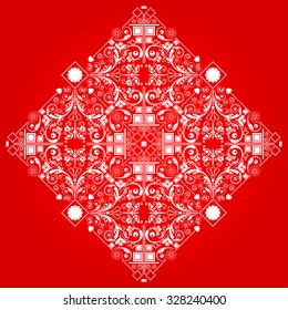 vector vintage floral  background