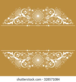 vector vintage floral  background