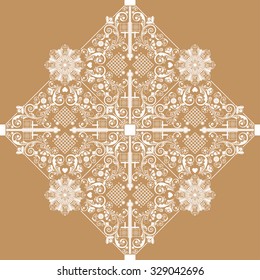 vector vintage floral  background