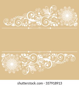 fondo floral vectorial vintado