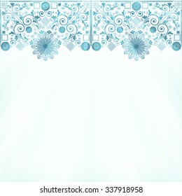 vector vintage floral  background