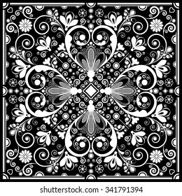 vector vintage floral  background