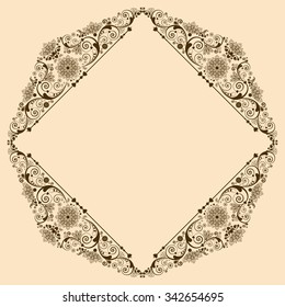 vector vintage floral  background