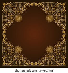vector vintage floral  background