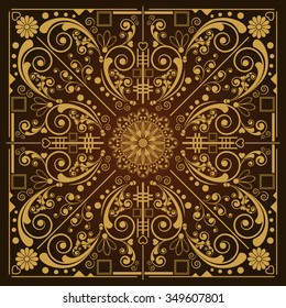 vector vintage floral  background
