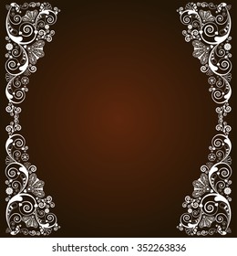 vector vintage floral  background