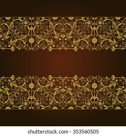 vector vintage floral  background