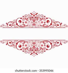 vector vintage floral  background