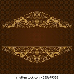 vector vintage floral  background
